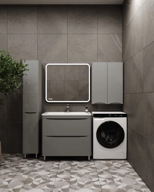 ПШ "Бергамо мини 600" Люкс антискрейтч серый, PLUS