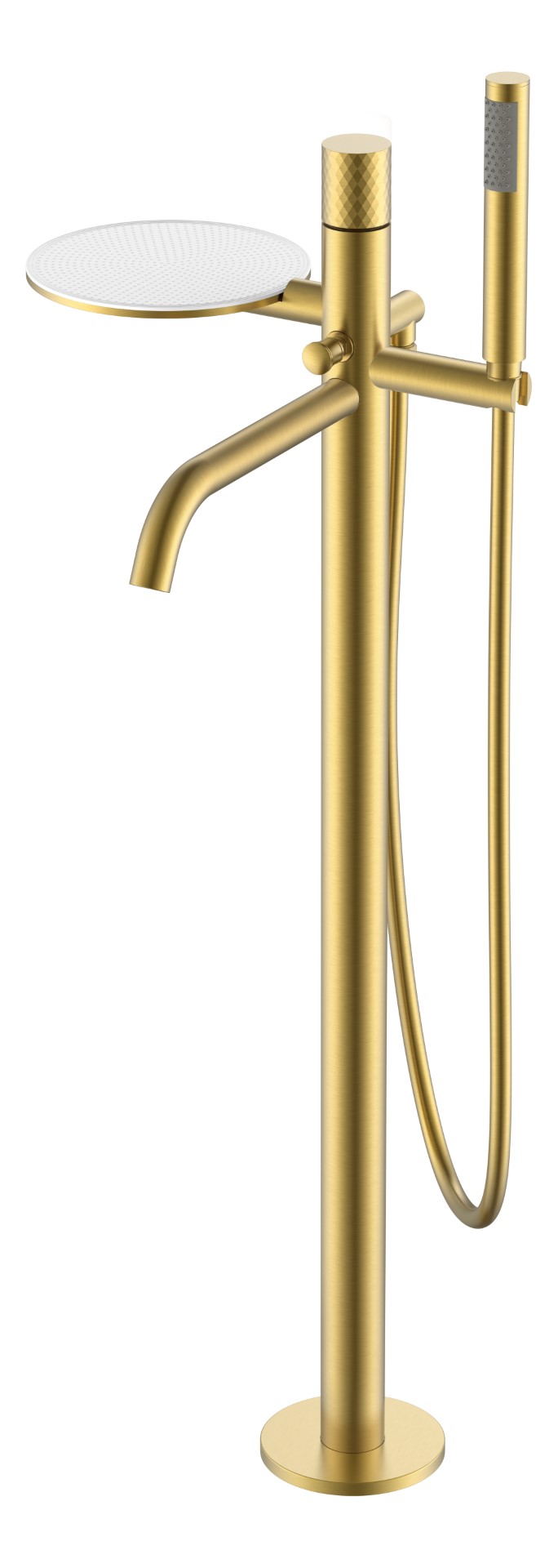 Смеситель STICK напольный Matt Gold DIMOND