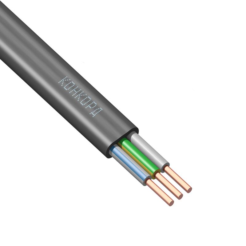 Кабель ППГ-Пнг(А)-HF 3х4 ОК (N PE) 0.66кВ (м) Конкорд 4460