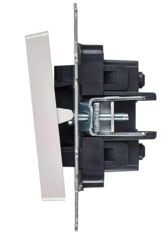 Выключатель перекрестный 2-кл. СП BRITE ВС10-2-3-БрЖ 10А механизм жемчуж. IEK BR-V23-0-10-K36