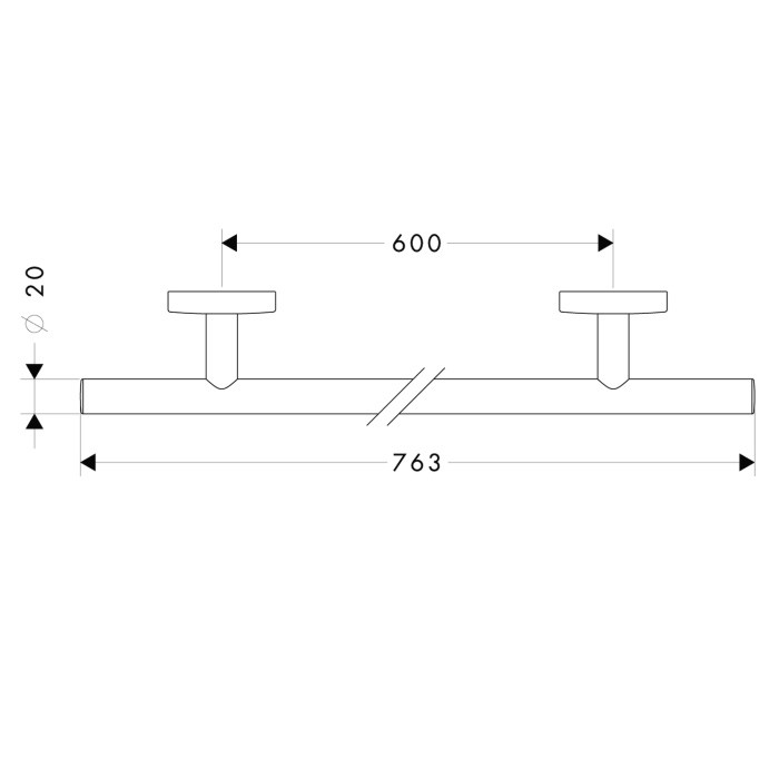 Полотенцедержатель Hansgrohe Logis 40516000