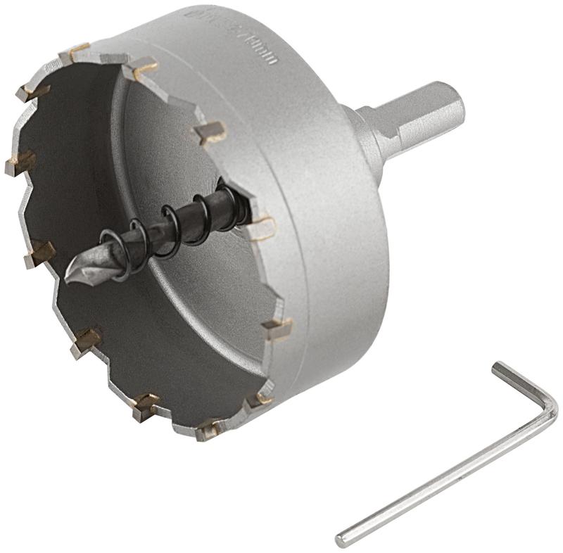 Коронка кольцевая с карбидными вставками профи (для отверстий в нержавеющей стали) 70мм FIT 36855