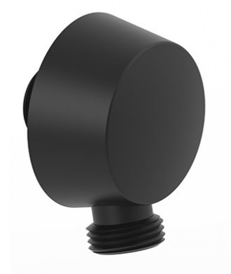Водорозетка 1/2" LUSSO, черный матовый