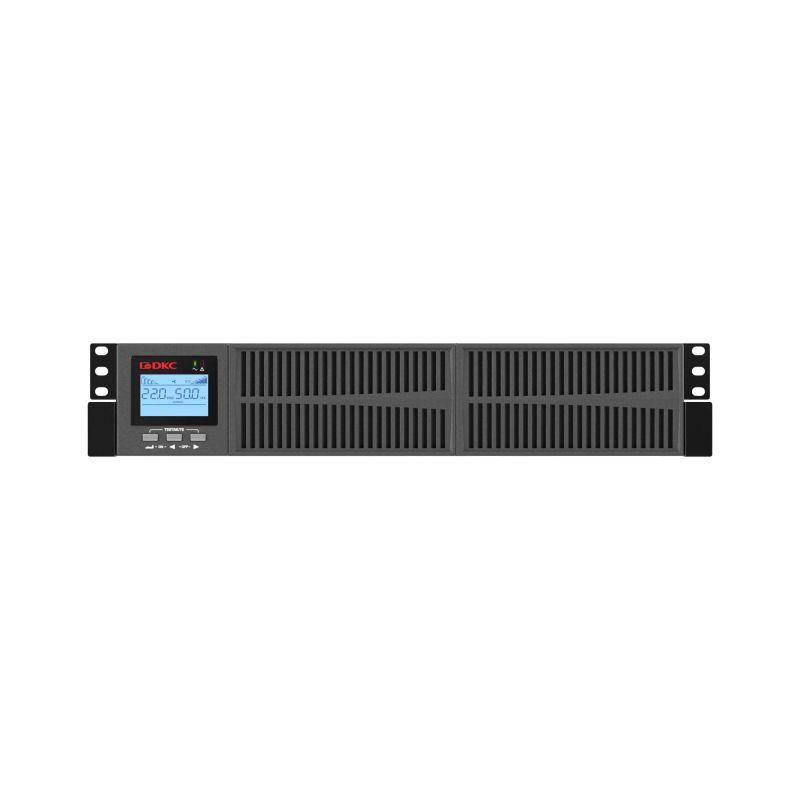 Источник бесперебойного питания Онлайн для Small Rackmount 2000 ВА/1800Вт 1/1 8xIEC C13 EPO USB RS-232 Rack 2U 4х9А.ч DKC SMALLR2A5I