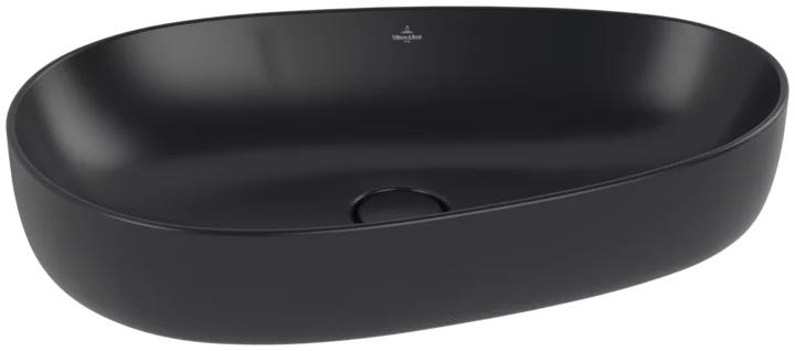 4A74 65 R7 Раковина накладная Antao 650x400x146 цв. Pure Black Villeroy&Boch (337447)