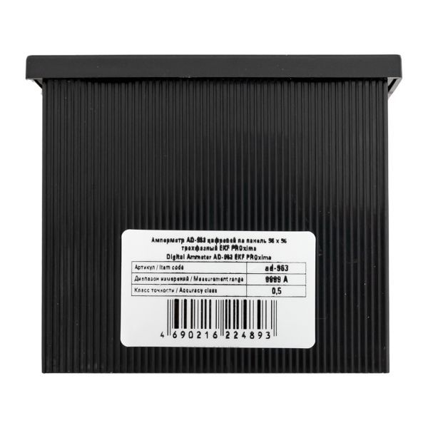 Амперметр цифровой AD-963 3ф на панель 96х96 EKF ad-963