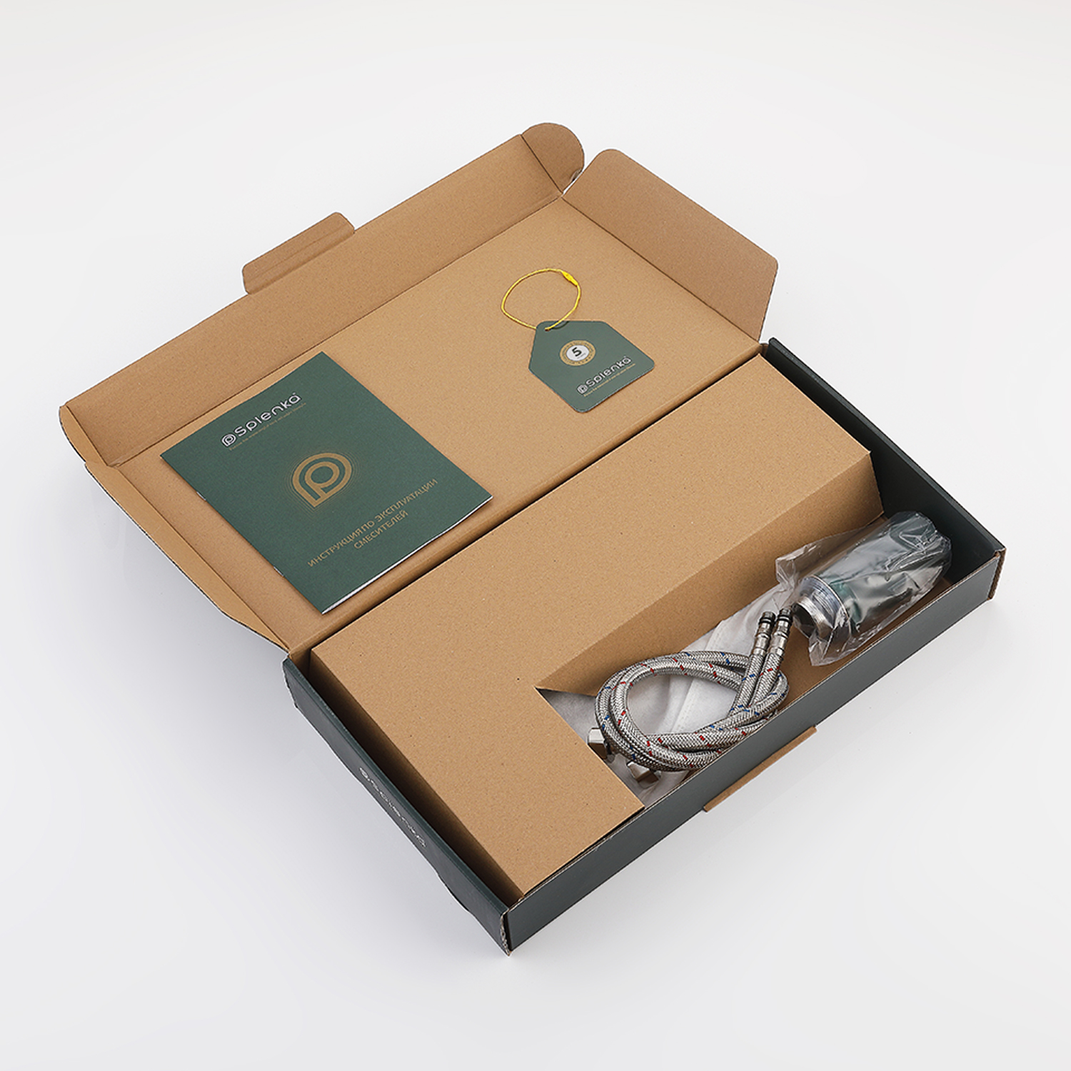 Смеситель для кухни Splenka S205.40.06, черный