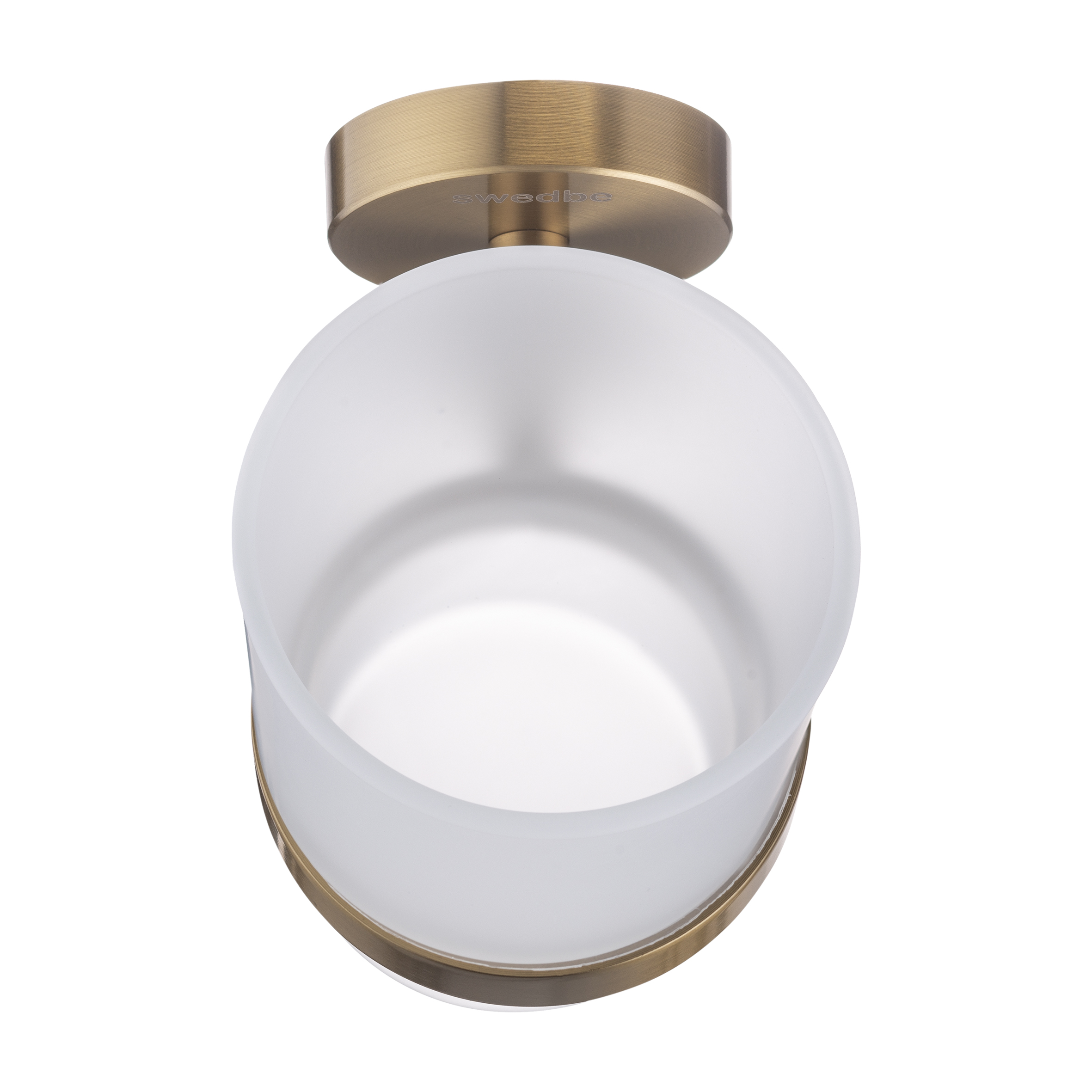 Подвесной стакан с держателем для зубных щеток Swedbe Select 9813GO