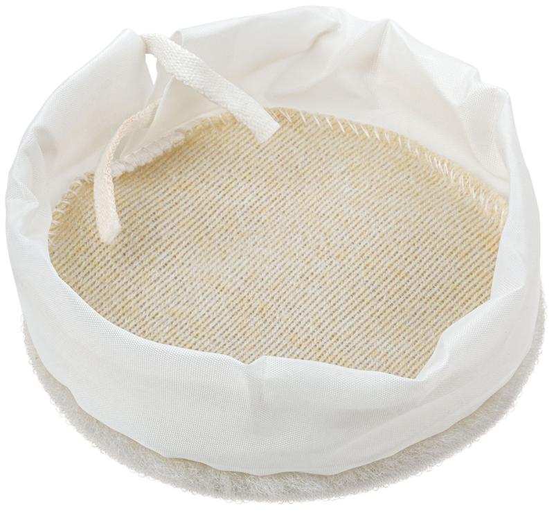 Чехол полировальный на завязках искусственная шерсть на тканевой основе 125мм FIT 39866