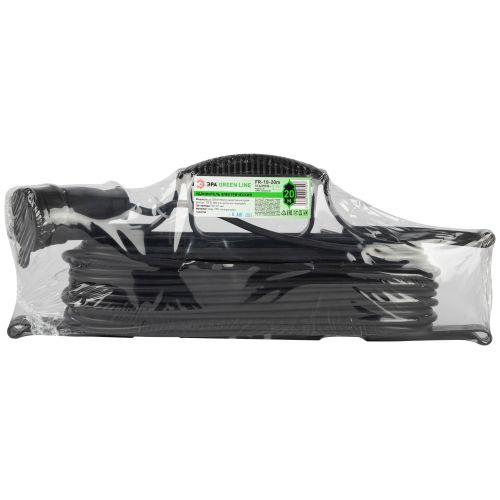 Удлинитель-шнур на рамке 1х20м без заземл. ПВС 2х1 GREEN LINE FR-10-20m Эра Б0065147