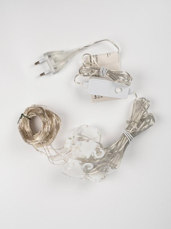 Гирлянда "Занавес" ICLLDM200W-C 200LED бел. 3х2м 8 режимов IP20 SHLights 4690601054340