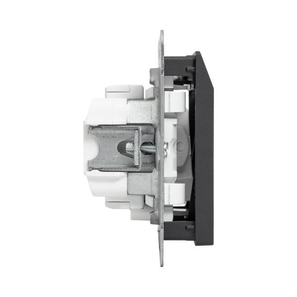 Выключатель карточный Эпика с подсветкой механизм черн. EKF UP1-SWB-card