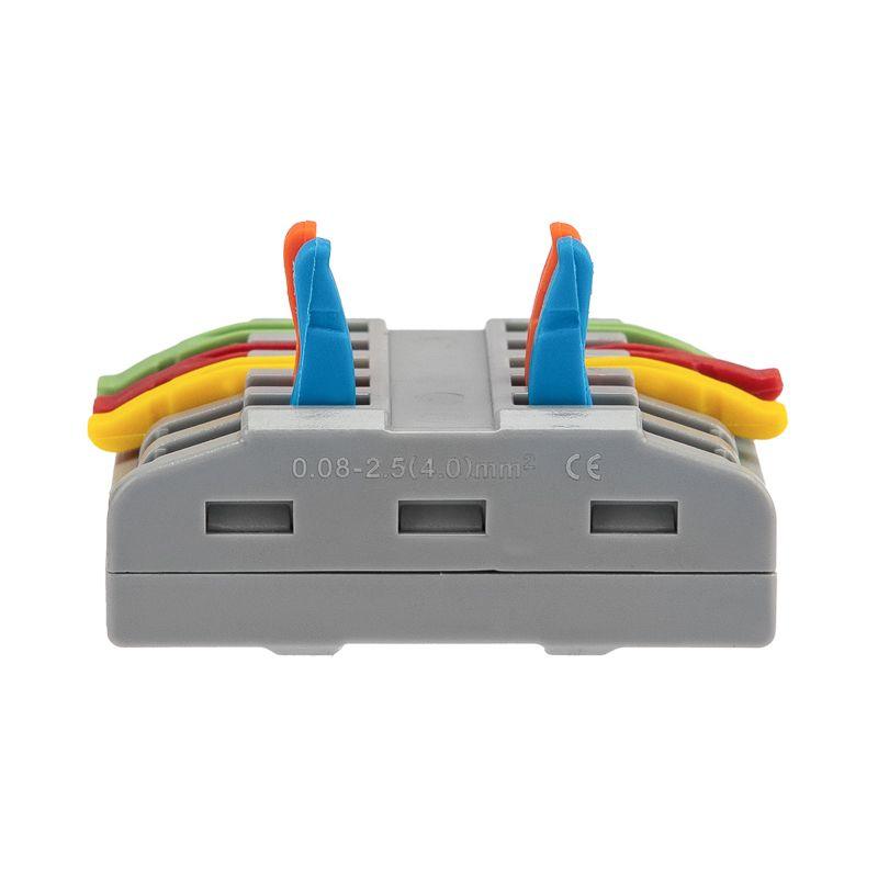 Клемма СМК 222-425 проходная 5 полюсов (0.08-4кв.мм) сер. Rexant 07-5245