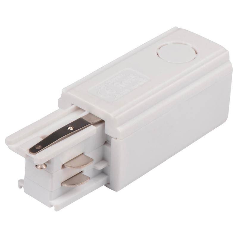 Аксессуар к шинопроводу трехфазному 3P PTR EC-WH Left левый Pro+ бел. JazzWay 5062870