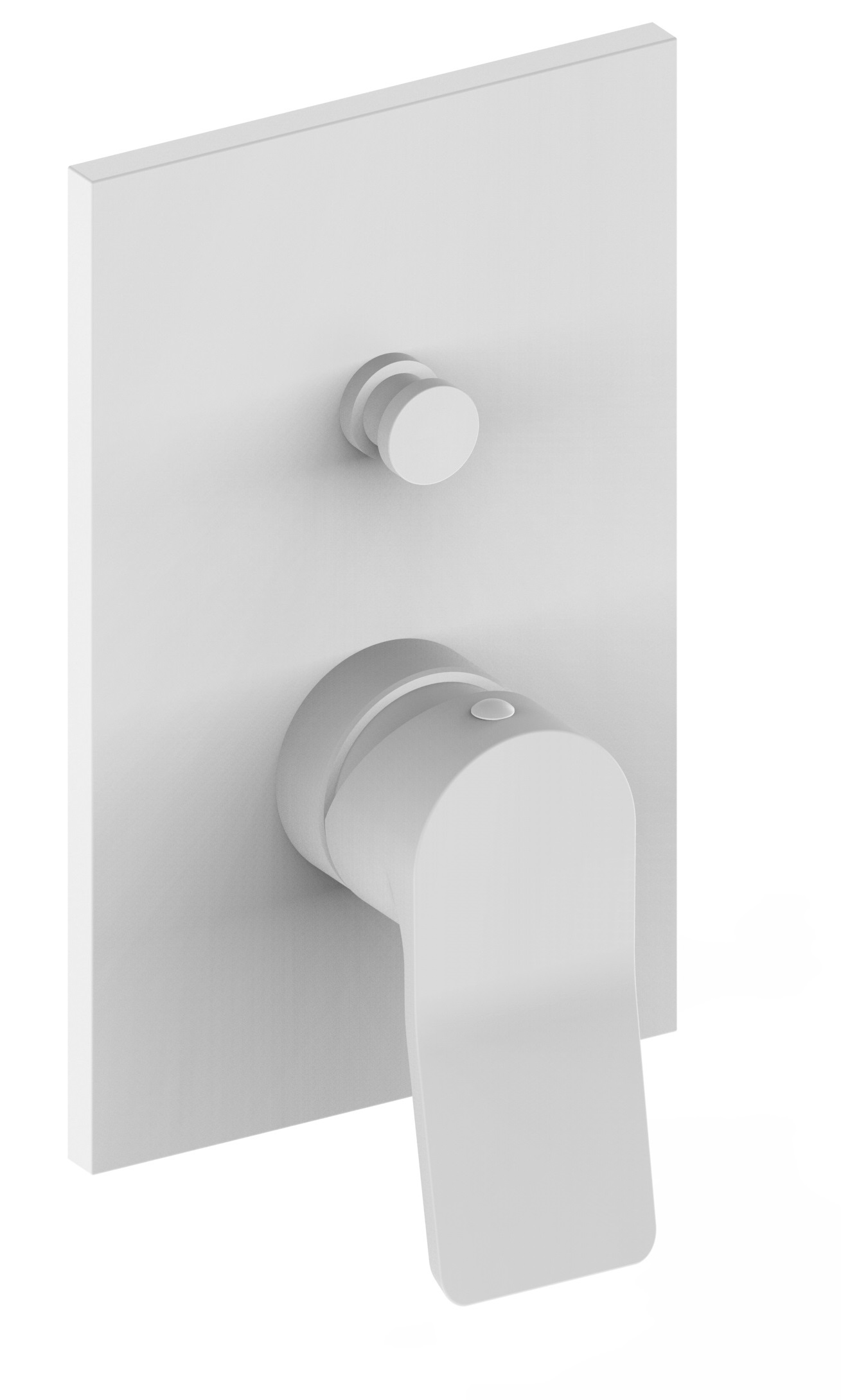 Смеситель встраиваемый для душа на 2 выхода Paffoni TILT TI015BO/M встраиваемый на 2 выхода Белый матовый