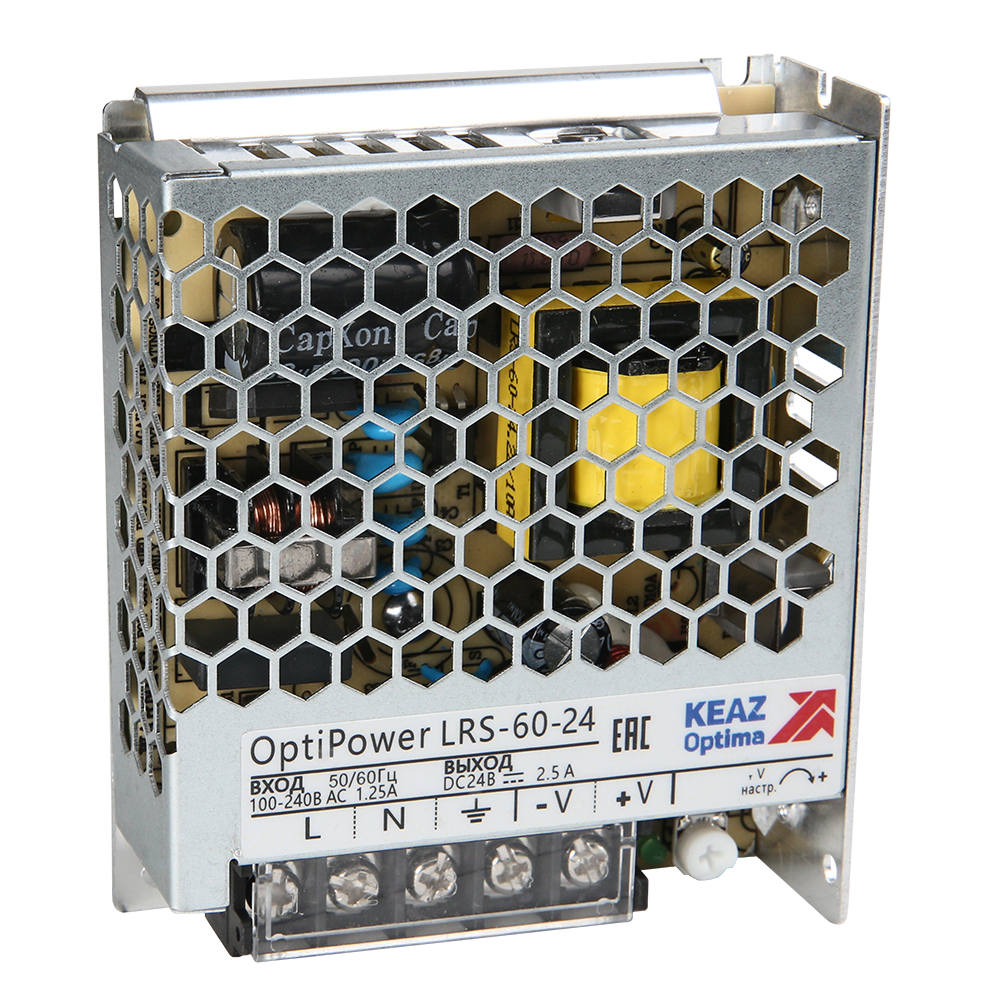 Блок питания панельный OptiPower LRS 75-12 6A
