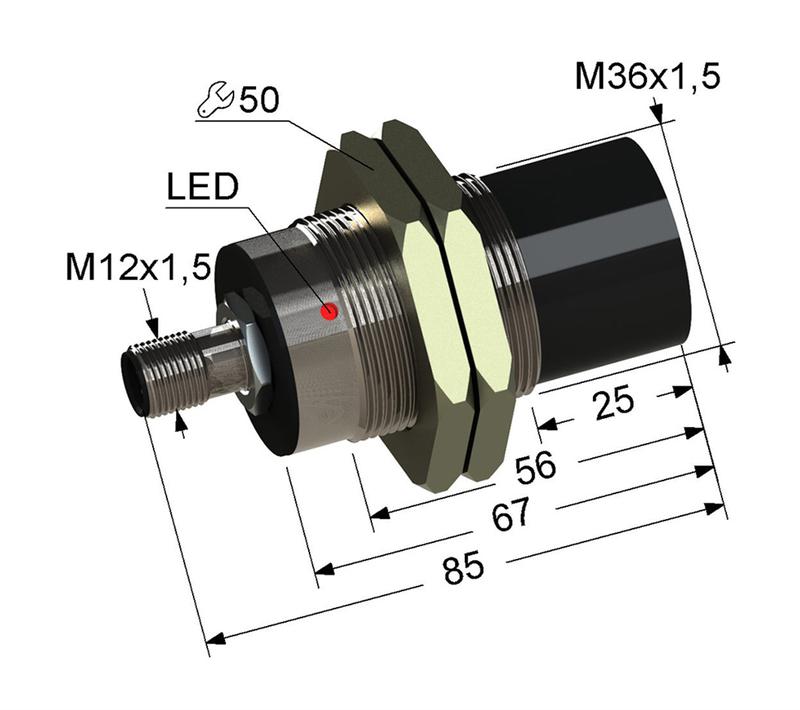 Выключатель бесконтактный PS2-36M85-20N11-C4 (ВБ2.36М.85.20.1.1.С4) МЕГА-К A8010-80087255