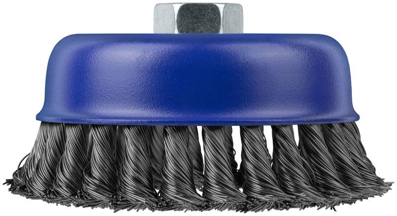 Щетка для УШМ М14 тип "Чашка" крученая витая проволока 0.5мм 125мм блист. Profi Cutop 82-900