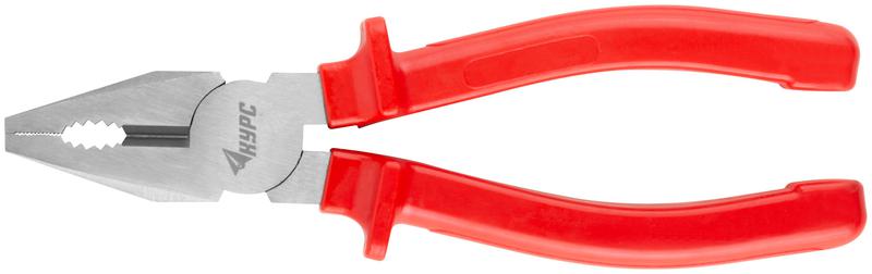 Плоскогубцы комбинированные "Лайт" 180мм пластик. ручки полированная сталь КУРС 47544