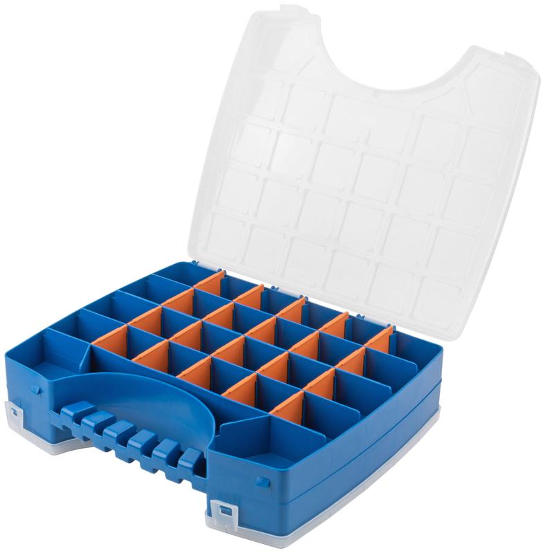 Органайзер двухсторонний 330х275х85мм 56 отделений MOS 65671М