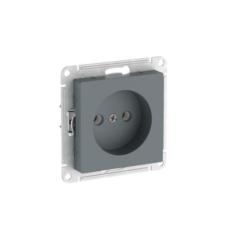 Розетка AtlasDesign 16А без заземл. без шторок быстрозажим. клем. механизм грифель SE ATN000741S