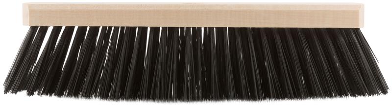 Щетка для пола деревянная овальная (тротуарная) 6-ти рядная 275мм КУРС 68044