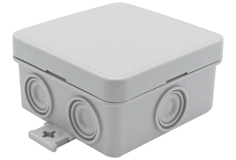 Корпус распаячной коробки 75х75х40мм перфорир. стенки прижимная крышка пластик Cetinkaya Pano CP1021