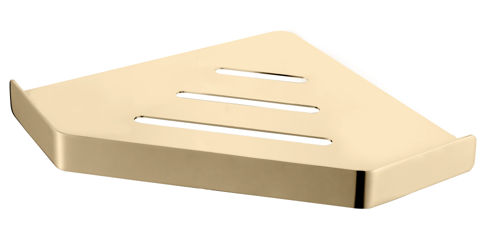 Угловая полка NEW VENTURO золото