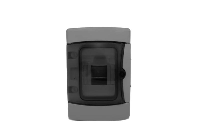 Корпус щита распределительного для модульного оборудования 4M IP66 навесной прозр. затемненная дверца Cetinkaya Pano CP3904