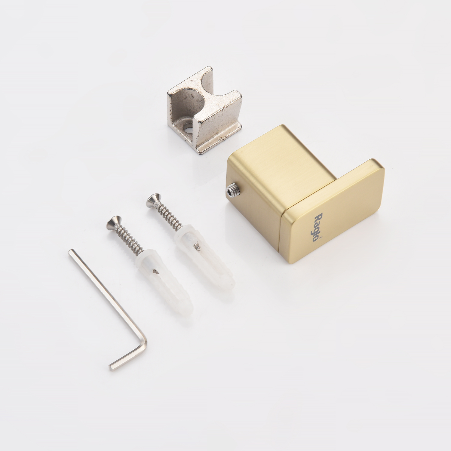 Крючок для ванной комнаты Raglo R301.05.03, золотой сатин