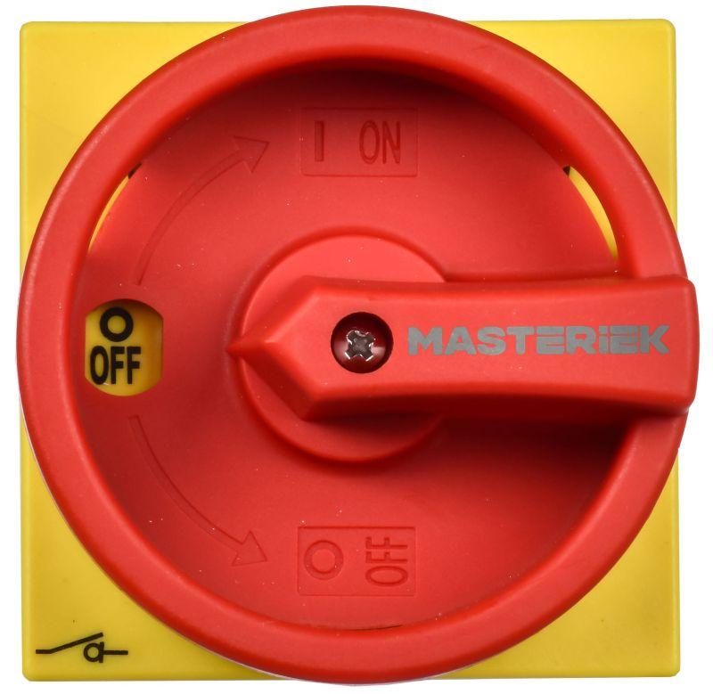 Переключатель кулачковый40А (сх. 10) закрытая рукоятка авар. IEK MI-CS12-040-010