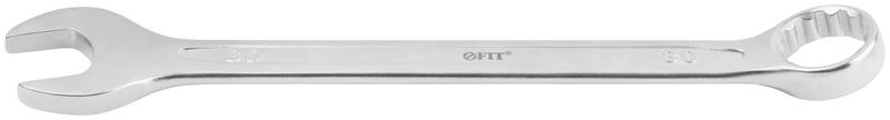 Ключ комбинированный усиленный "Гранд" CrV холодный штамп 30мм FIT 63295