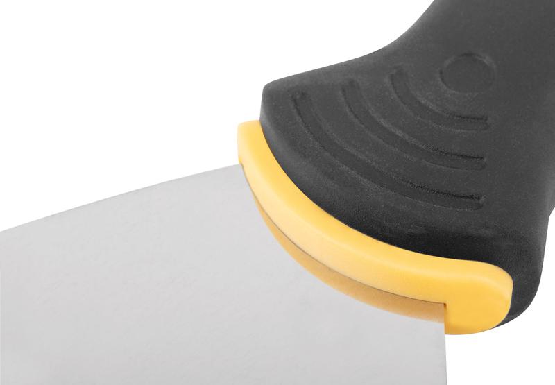 Шпатель нерж. сталь прорезиненная ручка 4дюйм (100мм) FIT 06696