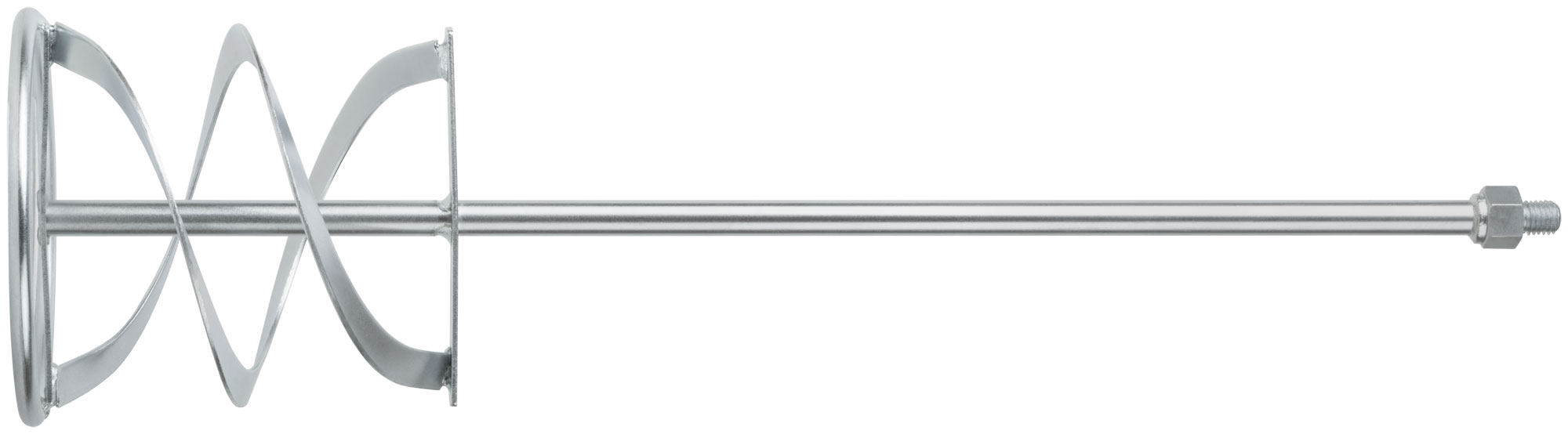 Миксер для тяжелых строительных смесей усиленный Профи, хвостовик М14, 160х590 мм