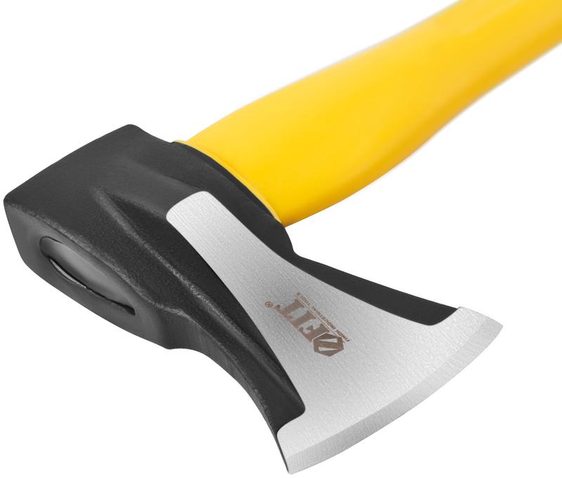 Топор-колун "ушастый" кованый 800мм 2000г фибергласовая длинная ручка FIT 46174