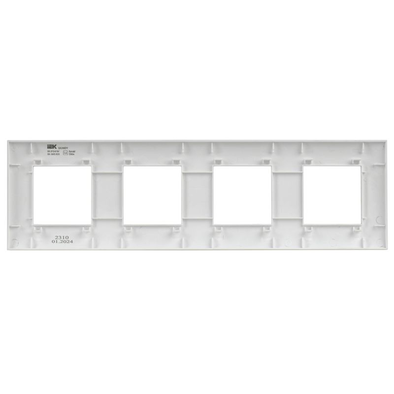 Рамка 4-м SKANDY SK-F04W арктич. бел. IEK SK-M42-K01