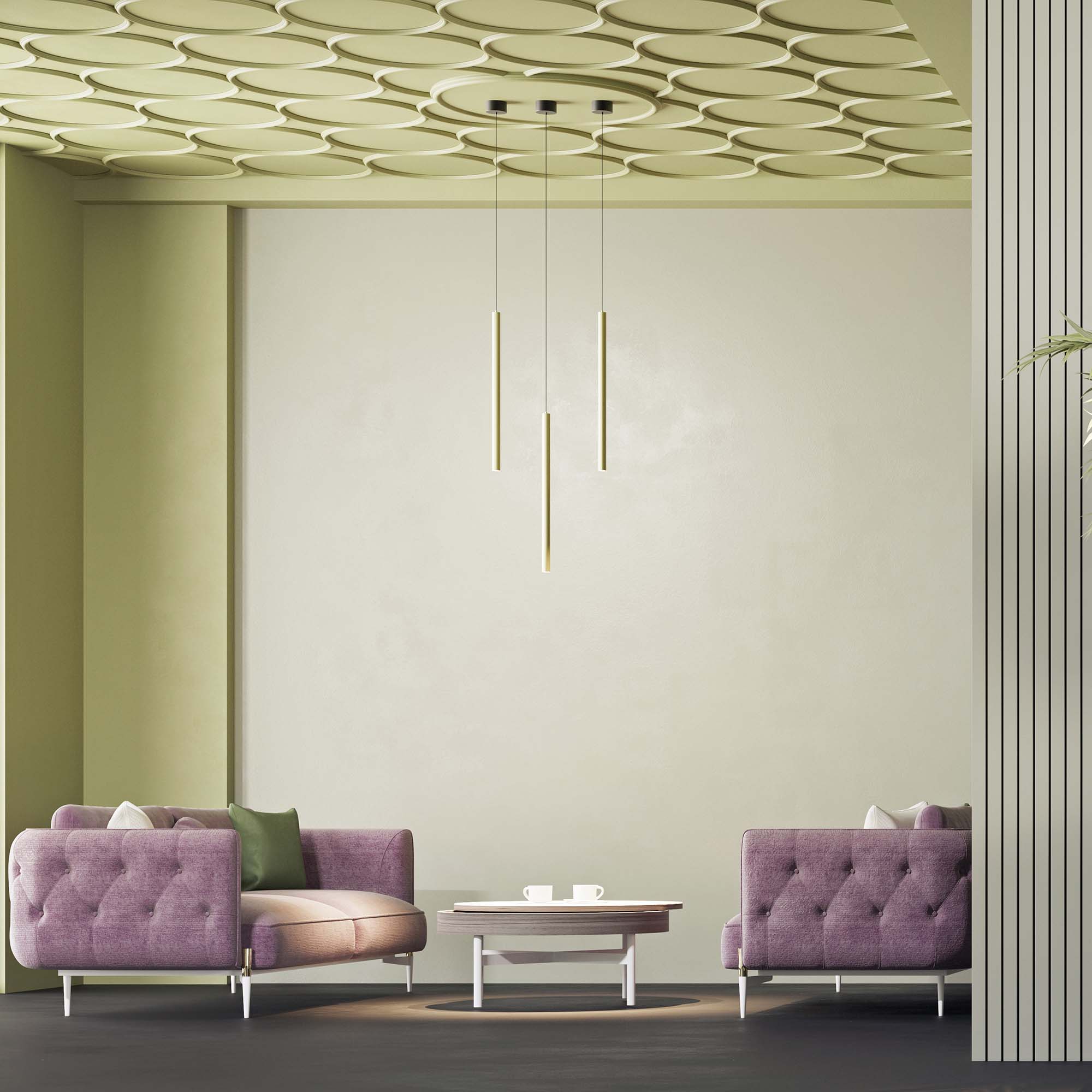 Светильник SP-PIPE-HANG-L600-R30-9W Warm3000 (BR, 24 deg, 230V) (, IP20 Металл, 3 года)