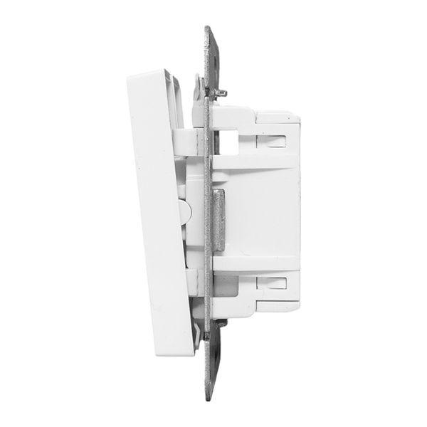 Выключатель перекрестный 2-кл. СП Эпика механизм бел. EKF UP1-SWW-22