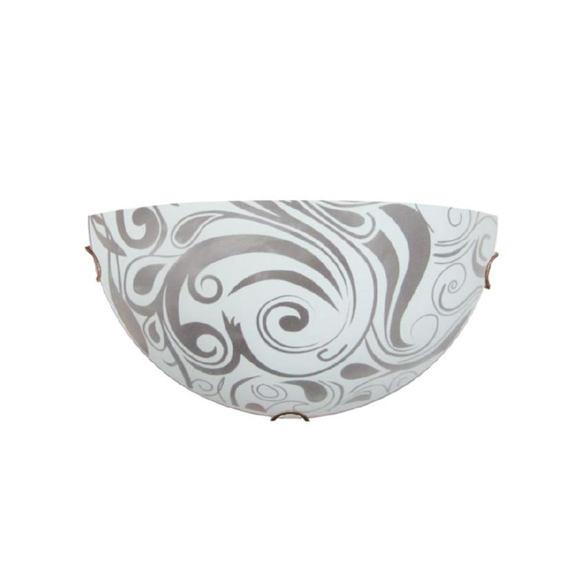 Светильник НББ-21-60 М19 Иней 300/2 матовый белый /клипсы золото индивидуальная упаковка