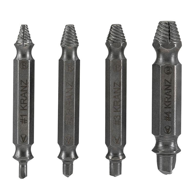 Набор экстракторов для шурупов Профи Kranz KR-12-6703