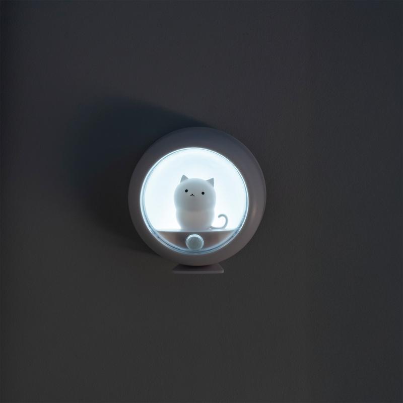 Светильник светодиодный TS8-CAT-SENS 1Вт 6500К IP22 ночник аккумулятор 400мА.ч датчик движения магнитное крепление с клеевым слоем JazzWay 5062016