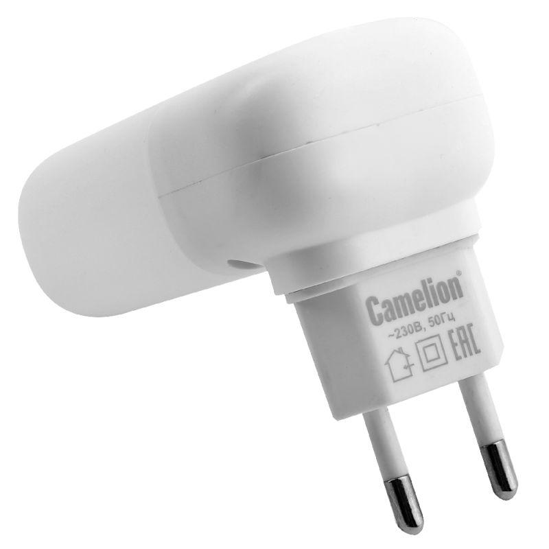 Светильник светодиодный ночник LED с выкл 220В NL-255 Camelion 15373