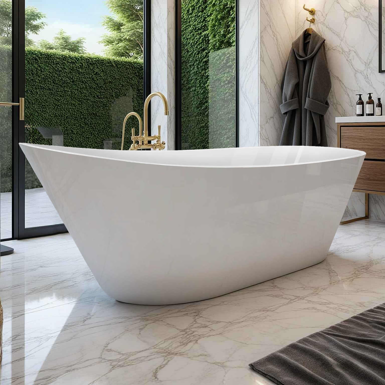 Ванна VIVA N акриловая отдельностоящая Ceruttispa (1700x750x670)