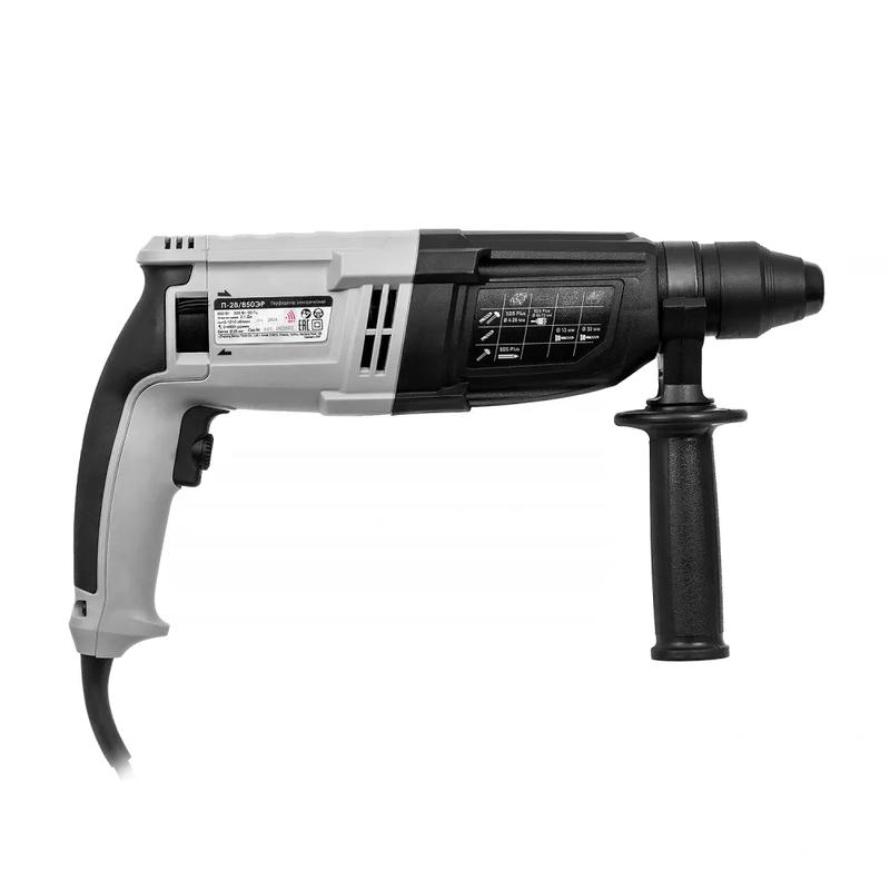 Перфоратор трехрежимный П-28/850ЭР SDS plus макс. диаметр бурения 28мм 5100 уд/мин 2Дж 850Вт ИНТЕРСКОЛ 605.1.0.70