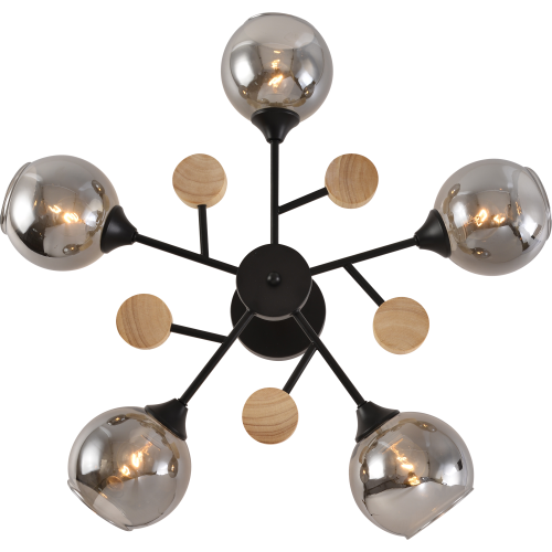 Люстра Elouisa 9181-305 60Вт 5хE27 модерн Rivoli Б0068416