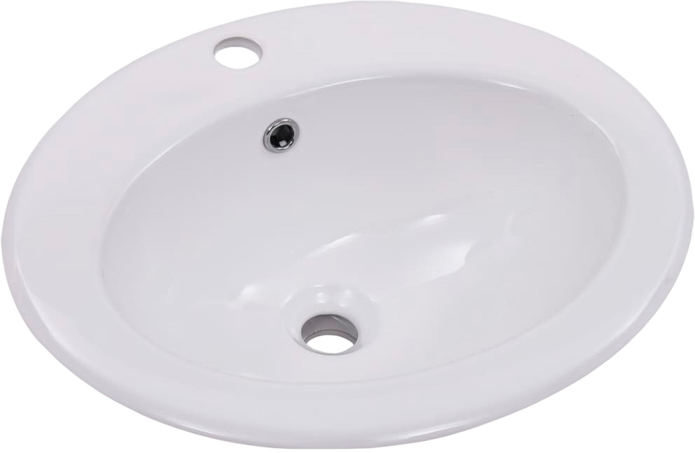 Раковина Gid 9413 71107 встраиваемая сверху белая 56x49x19