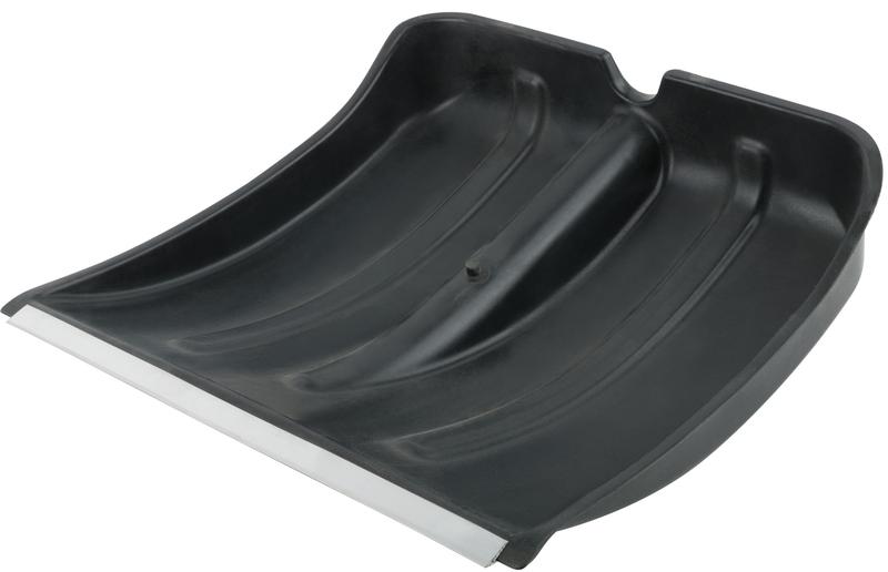 Лопата для уборки снега средняя Профи 460х400х1380мм алюм. черенок; поликарбонат. черн. FIT 68112