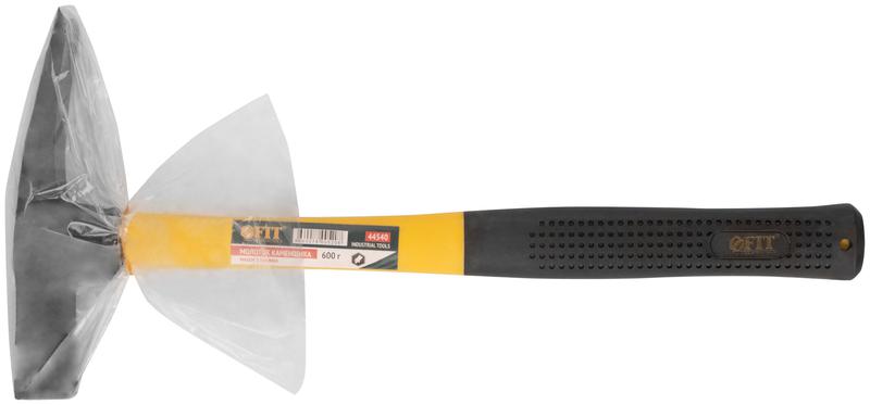 Молоток каменщика 600г фибергласовая усилен. ручка FIT 44540