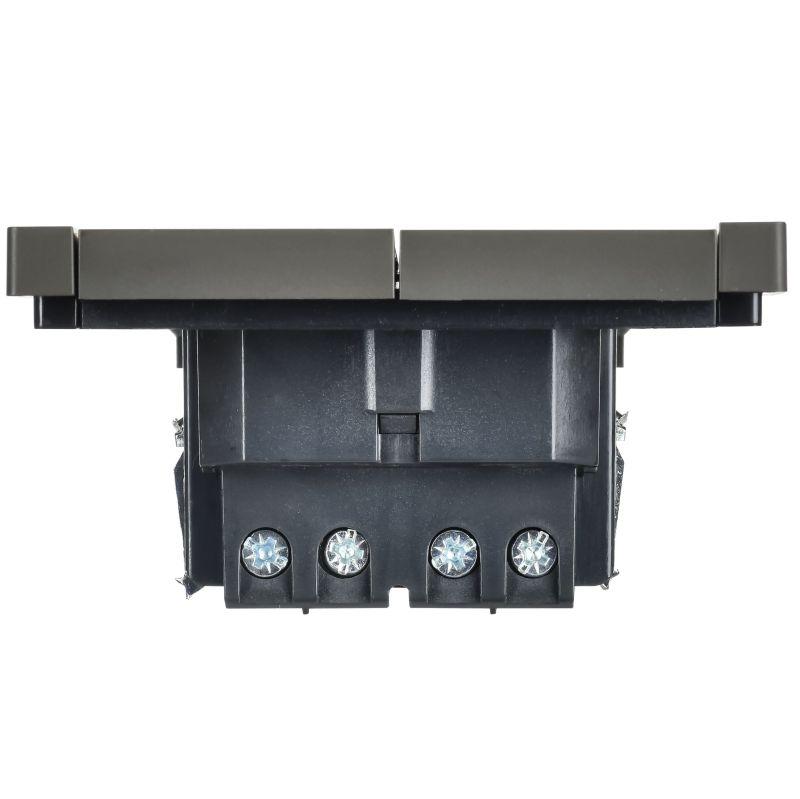 Выключатель перекрестный 2-кл. СП FORTE&PIANO 10А FP309 сер. IEK FP-V23-0-10-1-K03