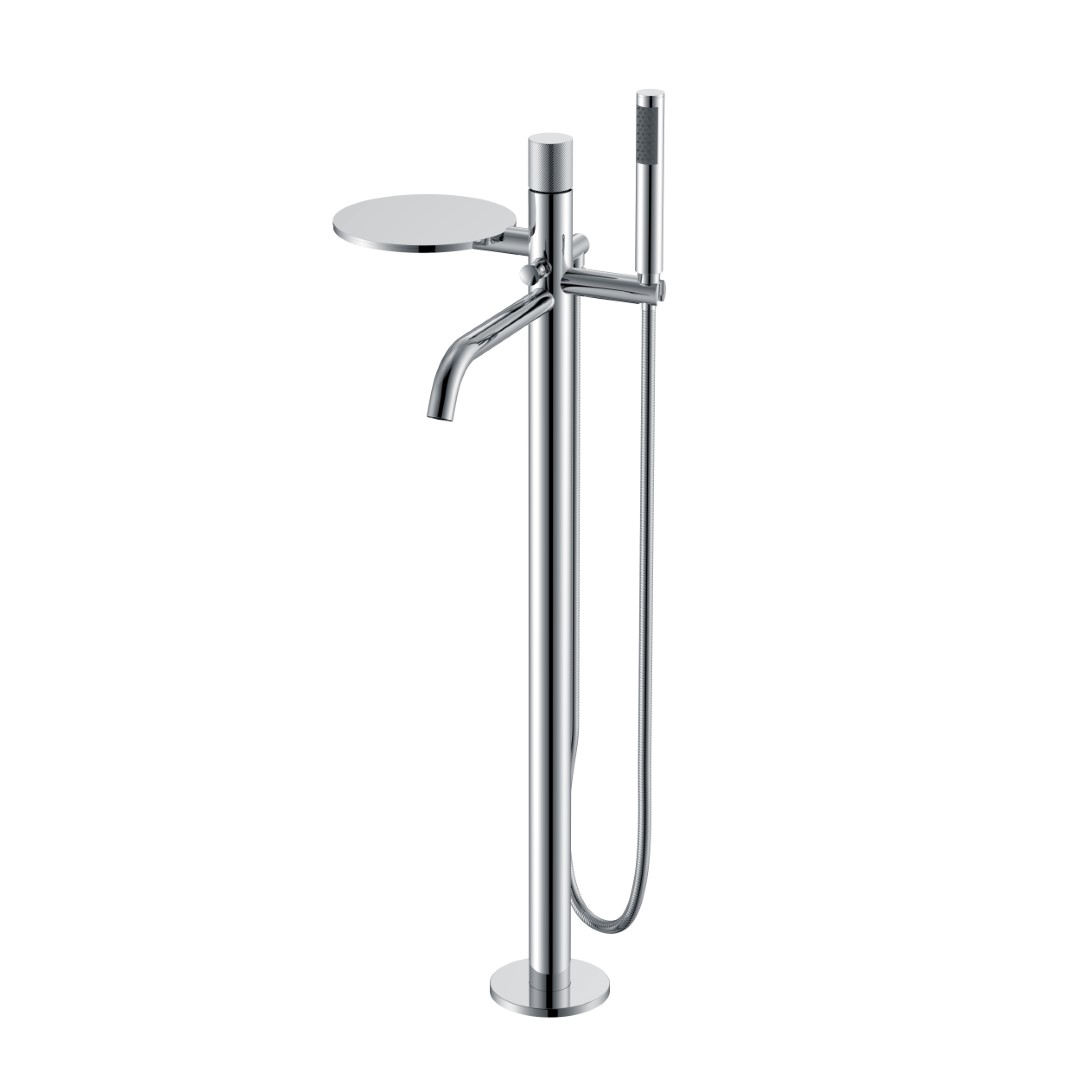 Смеситель STICK напольный CHROME SPIRALE